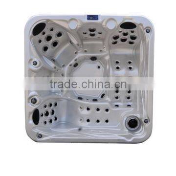 Acrylic Material and Corner,Center Drain Location Bathroom Tub for Jakuziy