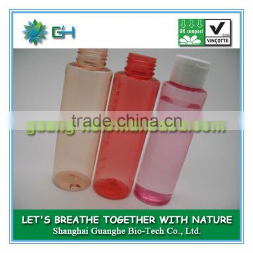 100ml biodegradable eco-friendly plastic colored PLA crystal bottle for cosmetics and perfume