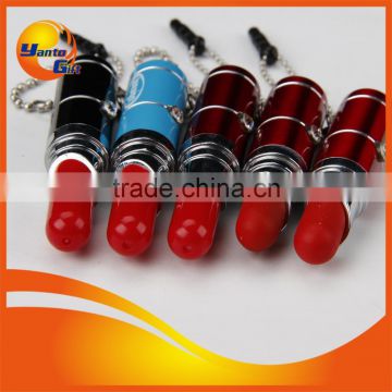 Lipstick Touch Screen Stylus Pen Keychain