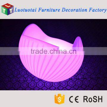 Lovely and Comfortable Plastic Glowing Design LED Single Sofa With Texture photo-3
