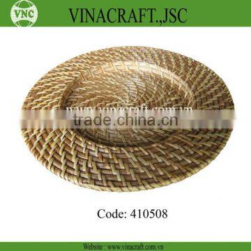 Vietnam cheap rattan charger plates wholesale