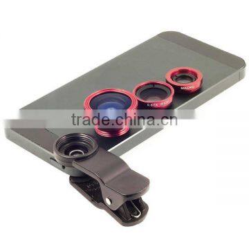 Universal Clip Lens 3 in 1 Fish Eye Lens , New Products Mobile Phone Lens, Hot Selling Mobile Phone Camera Lens photo-4