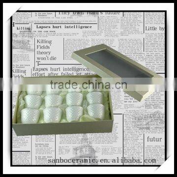 High Quality Bulk Porcelain Tea Cup Set In Gigt Box Wholesale Ceramic Tea Cup Set photo-3