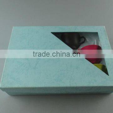 Matte Colorful Ceramic Coffee Cup Set, Mini Ceramic Cup and Saucer Box photo-2