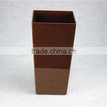 Home garden decorative brown square type pots vases planters HP P02 04