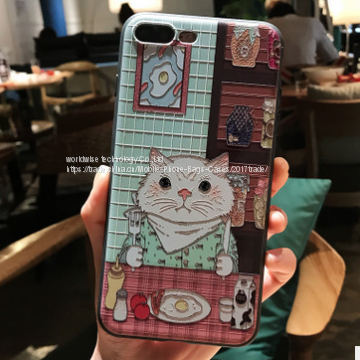 Cute Cartoon Cell Phone Case Cover Silicone Mobile Phone Cases for IPhone7/7Plus/6/6s/6plus/6splus Back Cover Shell photo-5