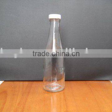 glass milk bottle with lid/glassware