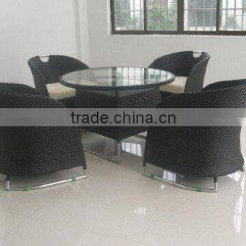 outdoor table and chair