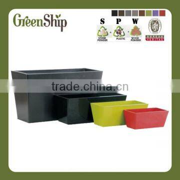 Decorative Large Rectangular and Square Indoor Colorful Painting Planter Box photo-2