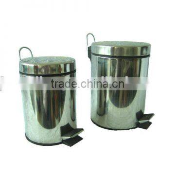 Durable Holiday Promotion Pedal Storage Bin Stainless Steel Trash Can Ash Bin photo-2