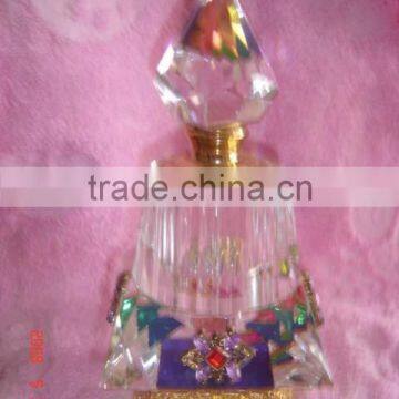 elegant k9 classic Essential oils bottle crystal attar perfume bottle