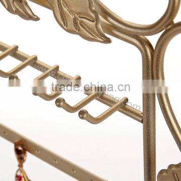 Metal Jewelry Display Stand Flower Earrings and Necklace Display photo-4