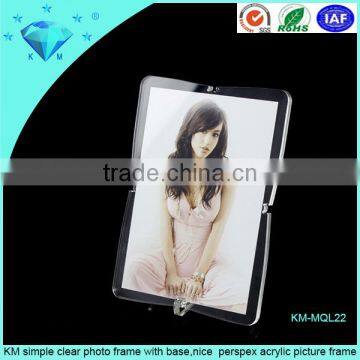 Animal Penguin Shaped Blue Strong Magnet Acrylic Photo Frame for Sale photo-3
