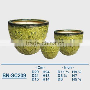 Vietnamese Ceramic Glazed Indoor Pot/ Indoor Planter BN-SC208 photo-2