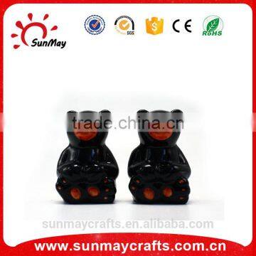 Wholesale custom animal bear Spice jar ceramic souvenir for sale