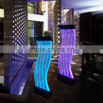 S Shape Led Water Bubble Screen Living Room Decoration