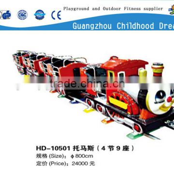 (HD-10501) amusement park trains for sale/tourist attraction electric train set/electric train set