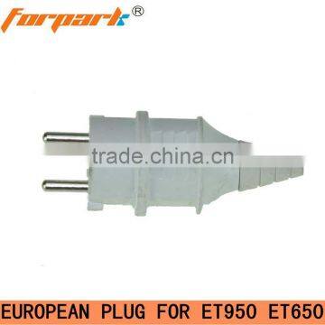 Gasoline Generator spare parts European plug for ET950 (650)