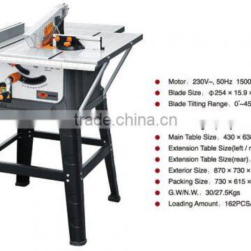 Professional sliding wood scroll table saw