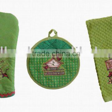 3pcs Kitchen Textile Sets