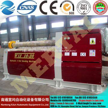 CE Approved Hydraulic W12 Hydraulic 4 Roller Plate Roll Bending Machine Veneer Reeling Machine photo-3