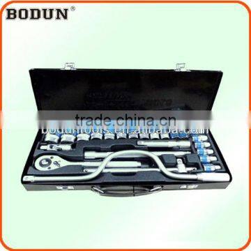 D6008-2 1/2" 24 PCS curved rod socket wrench/spanner tool set