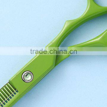 7 Inch Green Color Japanese Pet / Dog Grooming Scissors photo-3