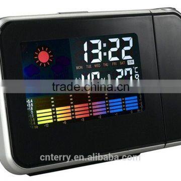 2016 Automatic color screen calendar clock