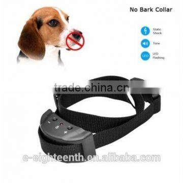 Cheap Black Anti Bark No Barking Remote Electric Shock Vibration Dog Pet Training Collar