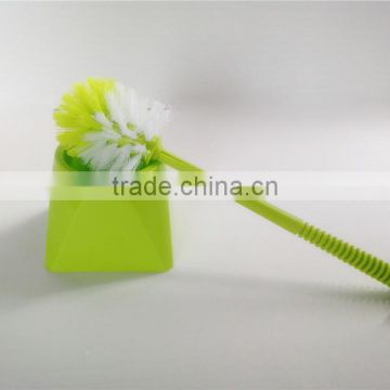 Plastic Toilet Bowl Brush with holder