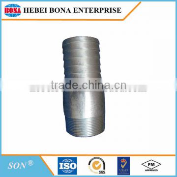 Electric galvanized hose nipples