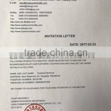 Free Issue Invitation Letter For Visa Services photo-6
