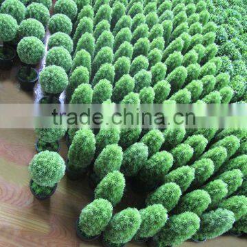 Artificial boxwood topiary tree