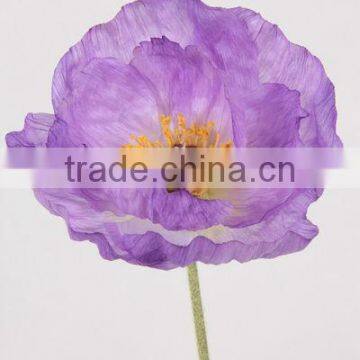 Wholesale Price Plastic Fabric Poppy Flower 27454F