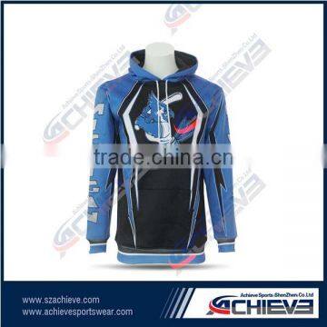 custom sublimated pullover or zipper men hoody