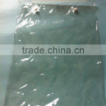 PVC package bag with hanger,high transparent plastic bag with fastener for garment accessories