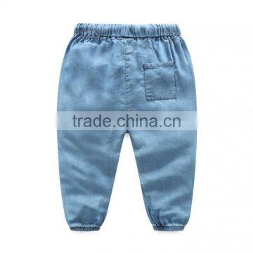 Hottest Summer Cotton Long Denim Pants Boys Jeans 2017 With Embroidery photo-5