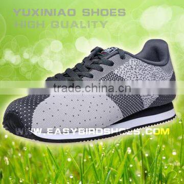 Fly Fabric Fashion Adults Spring Running Shoe Sport Men, Summer Tennis Shoe Cortez Men, uk Size Trainning Shoe Made in China photo-2