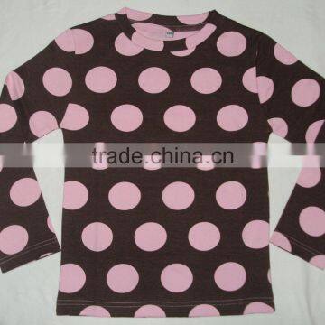Polka Dot Printed Baby Cotton Clothing, Baby T-shirt, Romper, Bllomer Set photo-3