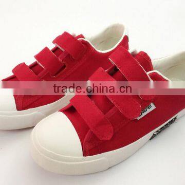 GZY Factory Guangzhou Hook and Loop Cheap Price Canvas Shoes Stock photo-6