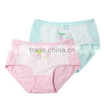 Wholesale 100 % Cotton Print Kids Underwear /Cartoon Print Girl Briefs Kids Underwear photo-2