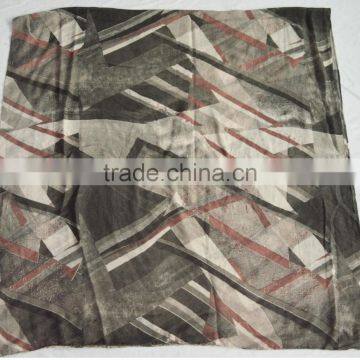 Fashion High Quality Women Viscose Print Geometric Pattern Designer Scarf photo-4