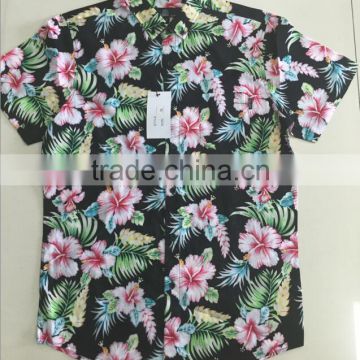 MENS PRINTED HAWAIIAN SHIRT V201607