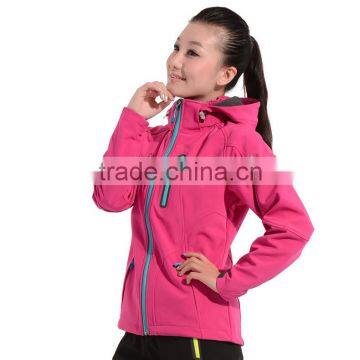 Customized Design High Quality Waterproof Woman Softshell Jackets photo-3
