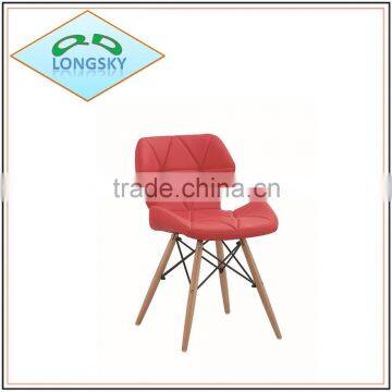 Popular Design Hot-sale Leather Chair With Wooden Legs photo-4