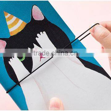 Soft Faux Leather Cover Planner Refillable Text Journal Dairy Planner Customizable Notebook With Band photo-2