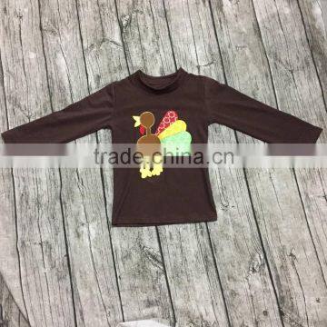2017 Fall Newest Children Frocks Designs Turkey Pattern Embroidery Design Girls' Latest Dress Kids Clothing photo-2