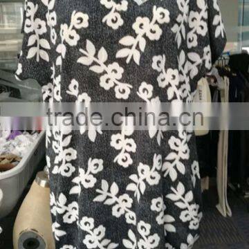 Traditional losse plus size latest fashion women blouse 2017