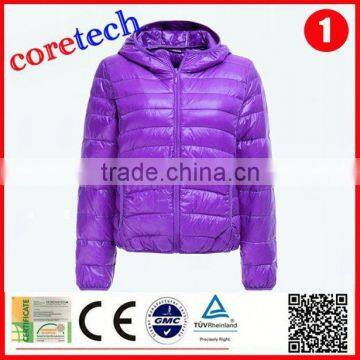 Fashion Customized Red Outdoor Down Jacket Factory photo-2