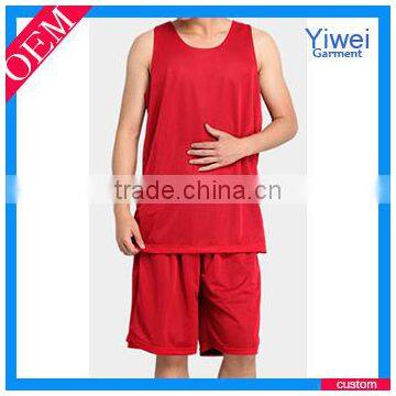 custom red basketball jersey red color